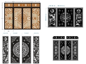 Bộ sưu tập Download tổng hợp trọn bộ 10 mẫu Cổng 4 cánh hiện đại