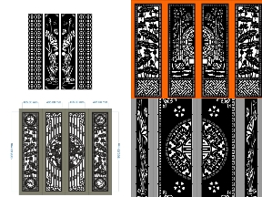 Bộ sưu tập Bộ sưu tập 10 mẫu Cổng 4 cánh hoa sen cnc hot nhất