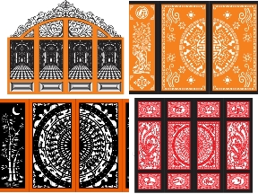 Bộ sưu tập Trọn bộ 5 mẫu Cổng 4 cánh hot nhất hiện nay