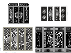 Bộ sưu tập Tổng hợp bộ sưu tập 10 mẫu Cổng 4 cánh mới nhất file cad
