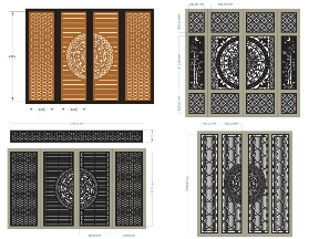 Bộ sưu tập Tổng hợp 10 mẫu Cổng 4 cánh mới nhất hiện nay