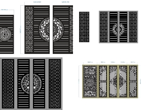 Bộ sưu tập Bộ 10 mẫu Cổng chính và cổng phụ cnc đẹp nhất