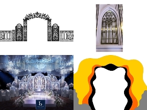 Bộ sưu tập Tổng hợp bộ 10 mẫu Cổng cưới cnc mới nhất