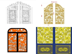 Bộ sưu tập Trọn bộ 10 mẫu Cổng sen 2 cánh giá rẻ nhất