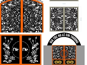 Bộ sưu tập Bộ sưu tập 10 mẫu Cổng sen 2 cánh mới nhất