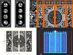 Bộ sưu tập Bộ 5 mẫu Cổng trống đồng tài lộc tuyệt đẹp