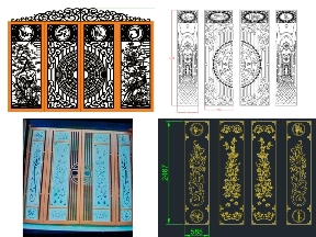 Bộ sưu tập Bộ 10 mẫu Cổng vạn sự như ý hot nhất file dxf