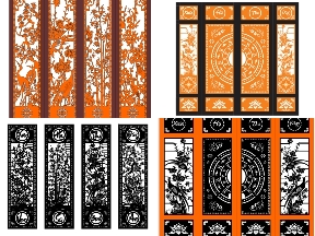 Bộ sưu tập Bộ 10 mẫu Cổng xuân hạ thu đông 4 cánh giá ưu đãi