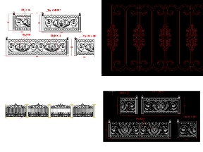 Bộ sưu tập Download bộ 10 mẫu lan can cnc sắt mỹ thuật cad