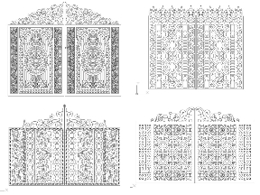 Bộ sưu tập BST tổng hợp 15 mẫu Cổng 2 cánh đơn giản giá cực rẻ