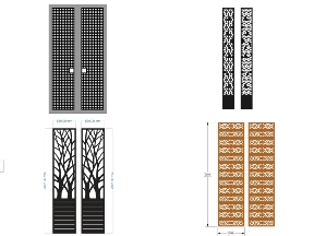 Bộ sưu tập Bộ 15 mẫu Cổng 2 cánh đơn giản giá rẻ nhất hiện nay