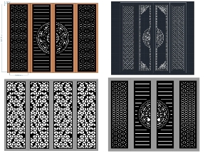 Bộ sưu tập Bộ 15 mẫu Cổng 4 cánh đơn giản tuyệt đẹp giá rẻ nhất