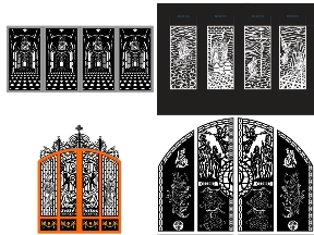 Bộ sưu tập Bộ 5 mẫu Cổng công giáo đẹp mắt nhất hiện nay