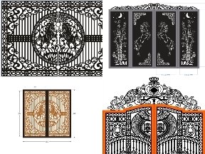 Bộ sưu tập Bộ 5 mẫu Cổng động vật mới nhất hiện nay