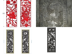 Bộ sưu tập Bộ catalogue 8 mẫu vách ngăn cá chép hoa sen sang trọng và tinh tế