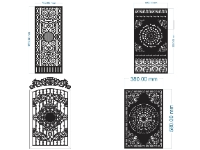 Bộ sưu tập BST Cổng 1 Cánh Hiện Đại