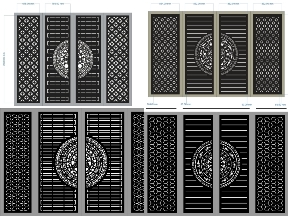 Bộ sưu tập BST Cổng 4 Cánh Bông Tuyết Được Ưa Chuộng