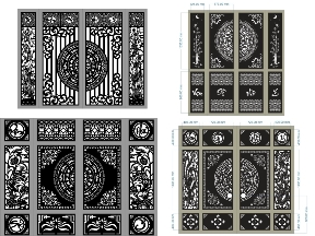 Bộ sưu tập BST Cổng 4 Cánh Vạn Sự Như Ý