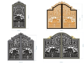 Bộ sưu tập Cổng CNC Thuận Buồm Xuôi Gió – Biểu Tượng May Mắn & Thành Công