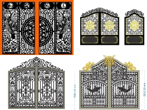 Bộ sưu tập BST Cổng Nhà Phố Và Biệt Thự Sang Trọng