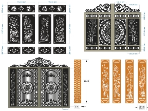 Bộ sưu tập Cổng Trúc CNC – 10 Mẫu Thanh Lịch, Dễ Ứng Dụng