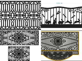 Bộ sưu tập BST Hàng Rào CNC Cho Xưởng Thi Công