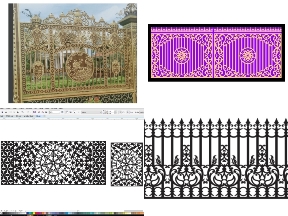 Bộ sưu tập BST Hàng Rào CNC Dễ Chốt Mẫu
