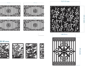 Bộ sưu tập Hàng Rào CNC Hoa Văn Nghệ Thuật