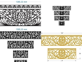 Bộ sưu tập BST Lan Can CNC Sang Trọng Hiện Đại