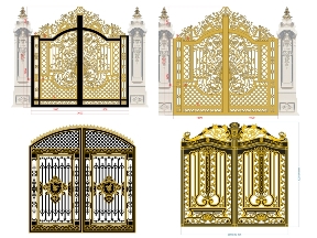 Bộ sưu tập Tổng hợp 10 mẫu Cổng 2 cánh hiện đại giảm giá 20%