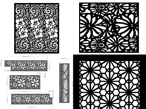 Bộ sưu tập Catalogue Vách Ngăn Hoa CNC Gửi Khách