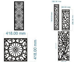 Bộ sưu tập BST Vách Ngăn Hoa CNC Tinh Tế