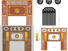 Bộ sưu tập Catalogue Vách Thờ Hoa Văn CNC
