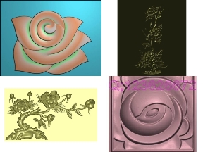 Bộ sưu tập Chỉ với 9.000đ bộ sưu tập 5 mẫu Hoa hồng CNC đẹp