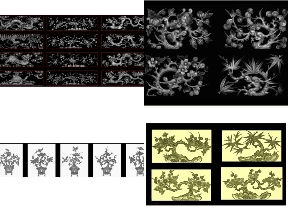 Bộ sưu tập Chia sẻ 7 File CNC tứ quý và tứ linh độc đáo