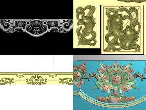 Bộ sưu tập Chia sẻ bộ sưu tập 6 mẫu triện trang trí CNC miễn phí tuyệt đẹp