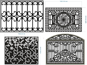 Bộ sưu tập Chia sẻ file cắt cnc hàng rào đẹp mới