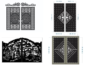 Bộ sưu tập Combo 10 mẫu cổng 2 cánh và hàng rào đẹp 2026