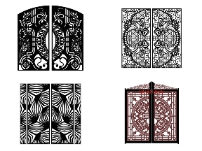 Bộ sưu tập Combo 10 mẫu cổng 2 cánh và hàng rào