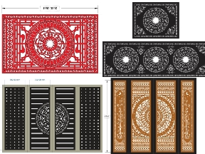 Bộ sưu tập Combo bộ 10 mẫu cổng và hàng rào trống đồng đẹp mới nhất