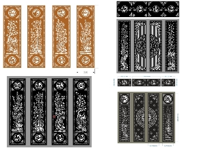 Bộ sưu tập Cổng 4 cánh an khang thịnh vượng