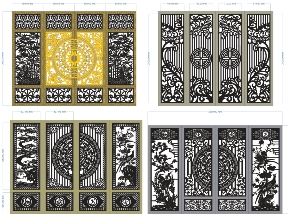 Bộ sưu tập Cổng 4 Cánh CNC Hiện Đại Tinh Xảo