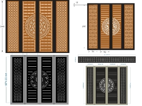 Bộ sưu tập Cổng 4 Cánh Hiện Đại Cho Nhà Phố
