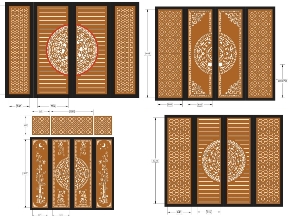 Bộ sưu tập Cổng 4 Cánh Hiện Đại Phong Cách