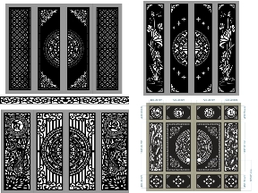 Bộ sưu tập Cổng 4 Cánh Hiện Đại Thiết Kế Thanh Thoát