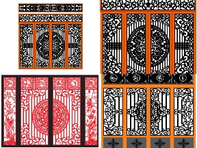 Bộ sưu tập Cổng 4 Cánh Nghệ Thuật Hoa Văn Tinh Xảo