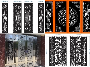 Bộ sưu tập Cổng 4 Cánh Tứ Linh Kết Hợp Trống Đồng