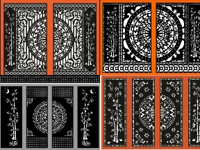 Bộ sưu tập Cổng Cây Trúc CNC Nghệ Thuật