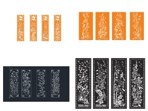 Bộ sưu tập Cổng CNC Tứ Quý – Tinh Hoa Hoa Văn Phong Thủy