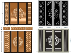 Bộ sưu tập Cổng Hiện Đại Kết Hợp Hoa Văn Nghệ Thuật